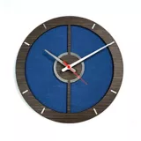 Reloj de Pared 010 34x34 cm Madera Garnica - Azul