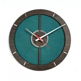 Reloj de Pared 010 34x34 cm Madera Garnica - Verde
