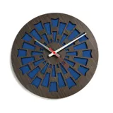 Reloj de Pared 003 34x34 cm Madera Garnica - Azul