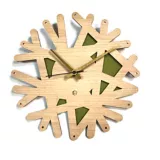 Reloj de Pared 006 34x34 cm Madera Carvalho - Lima