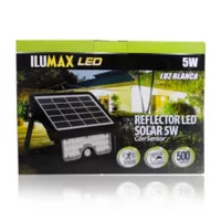 Ilumax Reflector Led Solar con Sensor 5W Luz Blanca