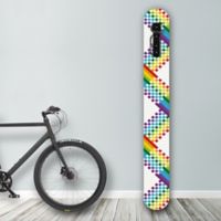 Soporte de Pared para Bicicleta Diseño Rainbow Squares