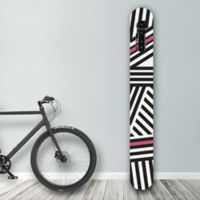 Soporte de Pared para Bicicleta Black/White Stripes