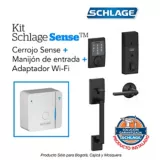 Kit Sense Century Negro + WiFi + Manijón + Instalación