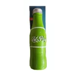 Botella En Goma Para Perro Con Sonido Scrunch Solepet Color Verde