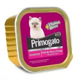 Alimento Húmedo Para Gato Pate Cachorros Pavo Y Pollo Primogato 150 g
