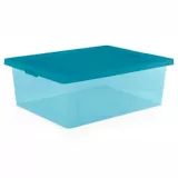 Caja Organizadora Con Broche 47.5x21x62 cm 37 Litros Azul