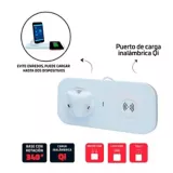 Multicargador Para Smartphone Base Carga Inalámbrica