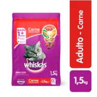 Alimento Seco para Gato Adulto Carne Whiskas 1.5 Kg
