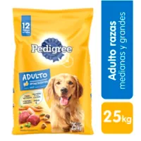 Alimento Seco para Perro Pedigree Adulto Raza Grande 25kg