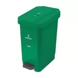 Caneca Estrabins Pedal 44 Litros Verde No Reciclable