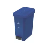 Caneca Estrabins Pedal 22 Litros Azul Plastico