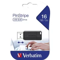 Verbatim Verbatim Store N Go Pinstripe Memoria USB 16 GB Negro
