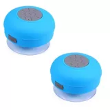 Combo 2 Parlantes Bluetooth Prueba Agua Azul