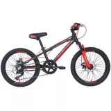 Bicicleta Lizard Rin 20 2020 Negro-Rojo