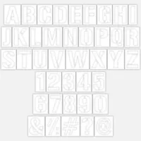 Articular Plantillas Abc/Números para Pisos 12 cm 41 Piezas