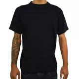 Camiseta para Hombre Tshirt 100% Algodón S Negro