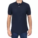 Camiseta para Hombre Tipo Polo L Azul Oscuro