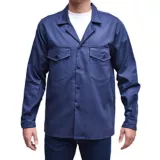 Camisa para Hombre Dril Manga Larga XL Azul