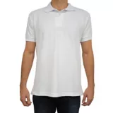 Camiseta para Hombre Tipo Polo S Blanco