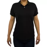 Camiseta para Dama Tipo Polo L Negro