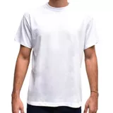 Camiseta para Hombre Tshirt 100% Algodón L Blanco
