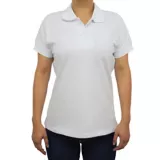 Camiseta para Dama Tipo Polo S Blanco