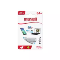 Maxell Memoria USB Otg 3.0 64 GB Conectividad Tipo C
