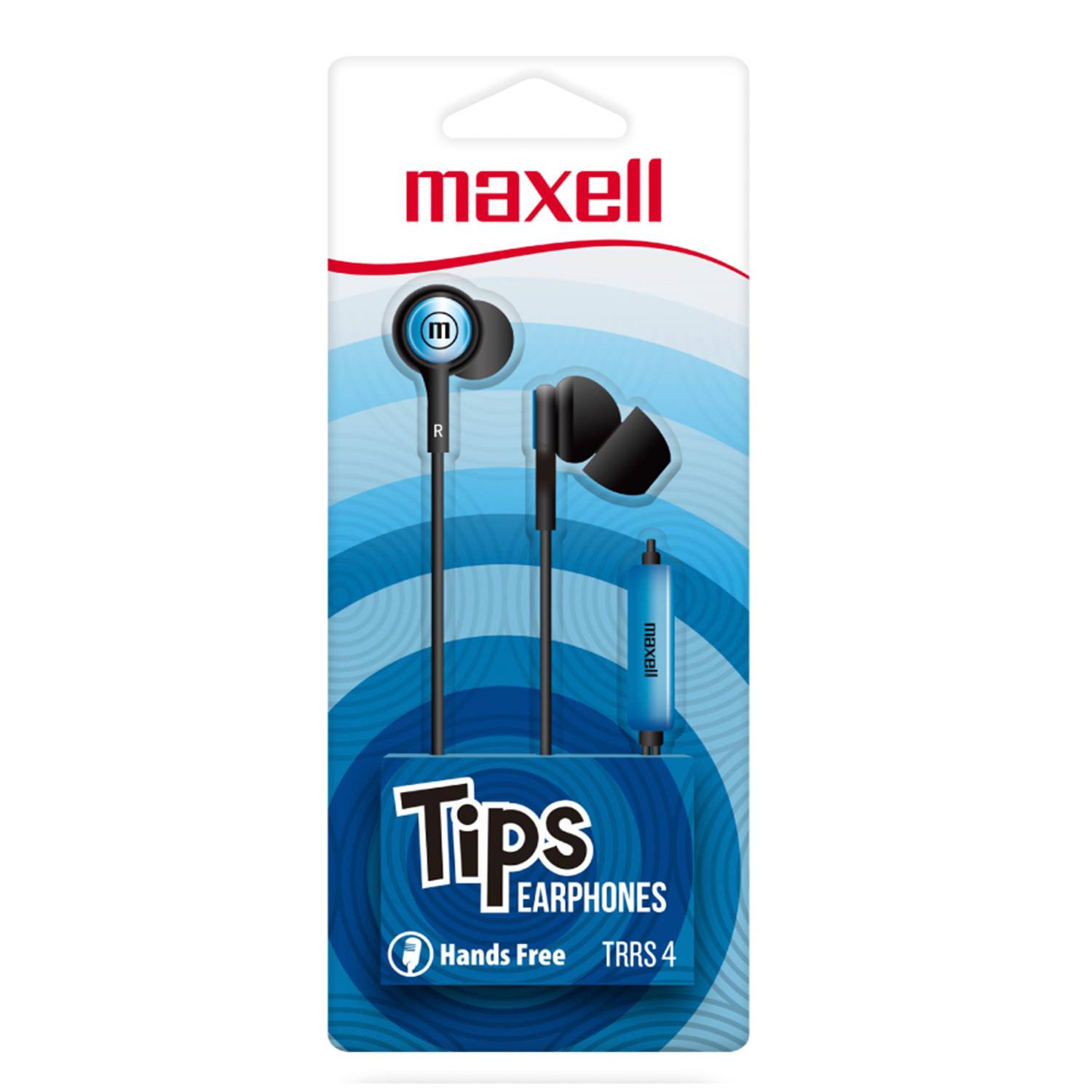 Aud fonos Con Micr fono In Tips Stereo Buds Azul MAXELL