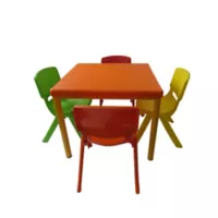 Combo Mesa Infantil Andy + 4 Sillas Andy Multicolor