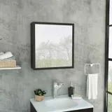 Gabiente con Espejo para Baño Duma 50x53.7x14.4 cm Wengue