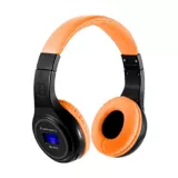 Audífonos Inalámbricos Bluetooth Tf Radio Fm-Naranja