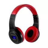 Audífonos Inalámbricos Bluetooth Tf Radio Fm-Rojo