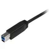 Cable USB Tipo C a USB B 2 Metros Negro