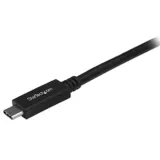 Cable USB Tipo C 10Gbps 0.5 Metros Negro