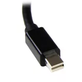 Mini DisplayPort a VGA Audio Negro