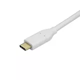 Cable USB C a Mini DisplayPort Blanco