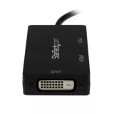 MiniDisplayPort a VGA DVI HDMI Negro