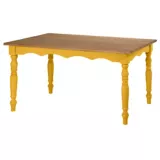 Mesa para Comedor 152x90cm Rustic Amarillo