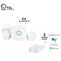 Kit de Alarma Sonora Inteligente con Sensor de Movimiento + 2 Sensores de Apertura Para Puertas Y Ventanas Wifi