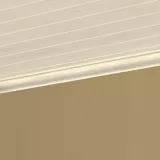 Cielo raso Pefil en U de PVC 2.90mt Color Blanco