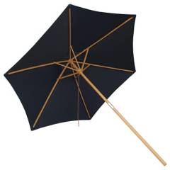 JUST HOME COLLECTION - Parasol Madera 2.5 Mt Negro
