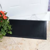Tapete de Entrada Puntos en Caucho 76x46 cm Negro