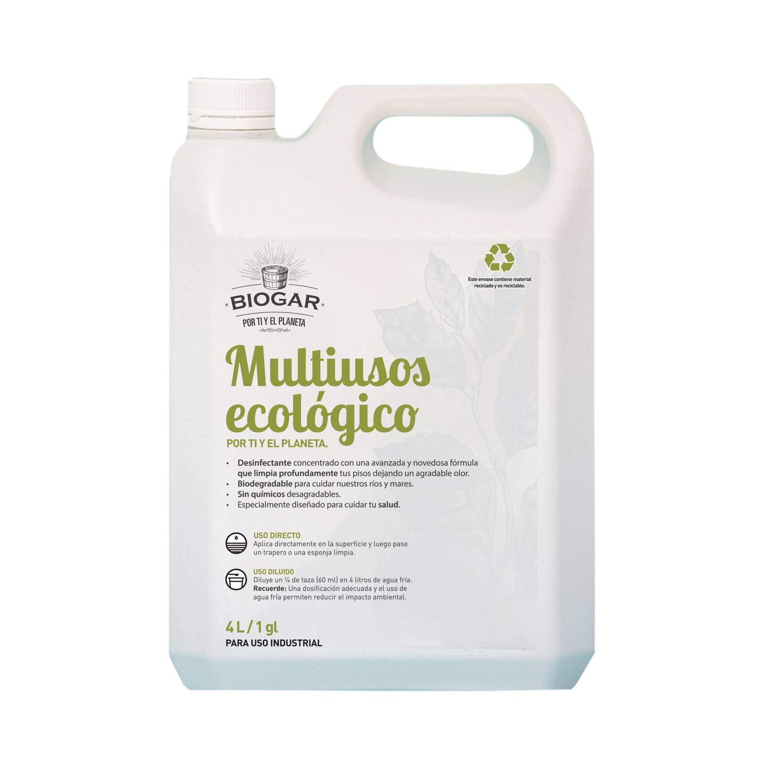 limpiador desinfectante Multiusos sin lejía eucaliptus