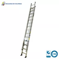 Escalera Certificada Tipo Extensión Aluminio De 28 Pasos / 8,60 M 136 Kg T1A