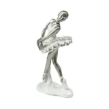 Escultura Bailarina 21 cm Blanco Aspen