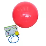 Balón Pelota Para Pilates De 110 Cm Color Rojo
