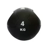 Balón De Peso Medicinal Con Agarre De 4 Kg Color Negro