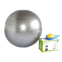 Balón Pelota Para Pilates De 65 Cm Color Gris