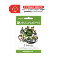 Pin Virtual Colombia Game Pass 3 Meses